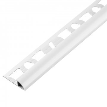 Ukončovací lišta PVC, bílá, 250 cm