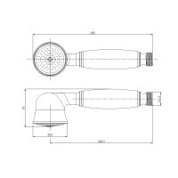 Mereo Ruční sprcha pro CBL 601, CBL 901