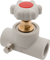 PPR ventil přímý s vyp. ventilem