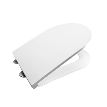 Mereo WC set - Rimless WC oblé, modul pro sádrokarton, bílé oválné tlačítko