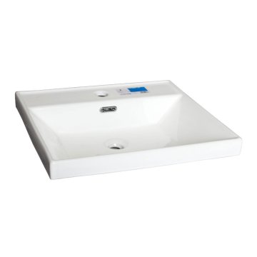 Nábytkové umyvadlo, 50,5x46,2x14,7 cm, keramické, bílé