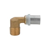 Koleno lisovací s vnějším závitem