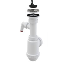 Alcaplast dřezový sifon s přípojkou A441P