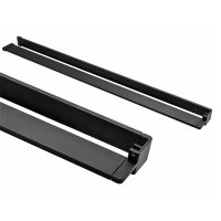 Mereo Polička k WALK IN, 120 cm, černý ALU