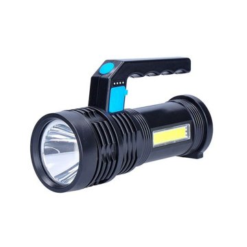LED nabíjecí svítilna s rukojetí a bočním světlem, 150+100lm, Li-Ion