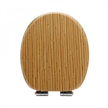 WC sedátko MDF bambus
