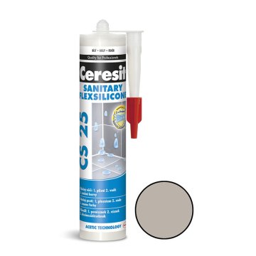 Ceresit CS25 silikon sanitární 280 ml - Barva: Šedá