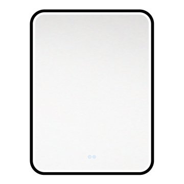 Mereo Zrcadlo hranaté 60x80 cm, LED osvětlení a odmlžování
