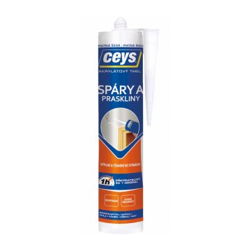 Ceys akrylátový tmel na spáry a praskliny, 280 ml, matná bílá