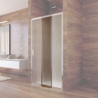 Mereo Dveře posuvné pro CK80612K, sklo Point, bez děr pro madlo