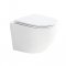 Mereo WC závěsné kapotované, Smart Flush RIMLESS, 495x360x370, keramické, vč. sedátka CSS113S