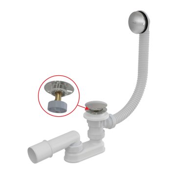 Alcaplast vanový sifon, click-clack, A504CKM-80