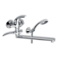 Metalia 55 nástěnná baterie do byt. jádra, s příslušenstvím, 55072,0