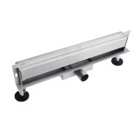 Mereo Odtokový sprchový žlab do stěny 70 cm, vč. roštu TILE