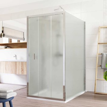 Mereo Sprchový kout, Lima, obdélník, čtverec, chrom ALU, sklo Point