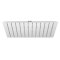 Mereo Vanová baterie s talířovou hranatou slim sprchou 300x300 mm, nerez