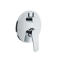 Mereo Sprchová podomítková baterie s trojcestným přepínačem, Eve, Mbox, kulatý kryt, chrom