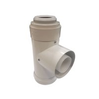 Cox T-kus revizní koaxiální PPs/Al DN 80/125