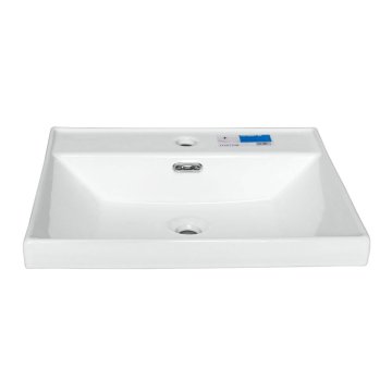 Nábytkové umyvadlo, 50,5x46,2x14,7 cm, keramické, bílé