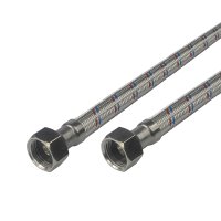 Klum Hadice připojovací nerez, 8x12, FxF, 3/8"x3/8"