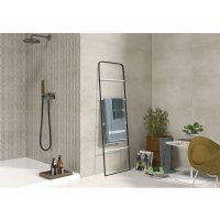 Getmi Grey dekor 33,3x55 cm, blanco