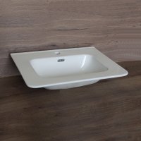 Mereo Nábytkové umyvadlo SLIM, 61x46,5x17 cm, keramické, bílé