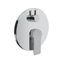 Mereo Sprchová podomítková baterie s trojcestným přepínačem, Dita, Mbox, kulatý kryt, chrom