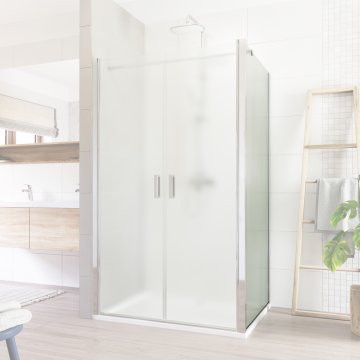 Mereo Lima pevný díl k lítacím, zalamovacím a trojdílným zasunovacím dveřím, 190 cm, sklo Point