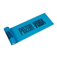 Fólie výstražná POZOR VODA, 300 mm / 70 my, 100 m, modrá