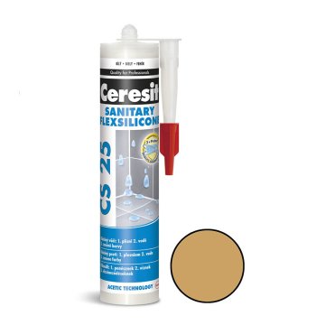 Ceresit CS25 silikon sanitární 280 ml - Barva: Toffi