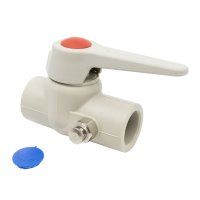 PPR kulový kohout s vypouštěním, páka