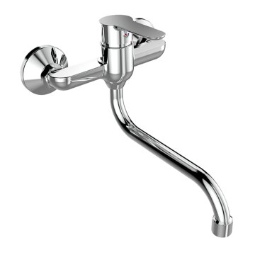 Mereo Dřezová nástěnná baterie, Zuna, s ramínkem trubkovým ø 18 mm - 300 mm, chrom