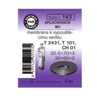 Membrána k vypouštěcímu ventilu T-2431, č. 143