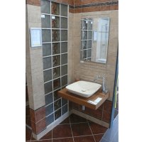 Zrcadlo s fazetou 40x60 cm