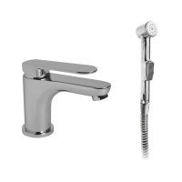 Mereo Umyvadlová stojánková baterie Mada s bidetovou sprchou