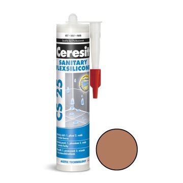 Ceresit CS25 silikon sanitární 280 ml - Barva: Siena