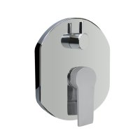 Mereo Sprchová podomítková baterie s trojcestným přepínačem, Dita, Mbox, oválný kryt, chrom