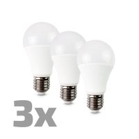 LED žárovka 12W, E27, 3000K, 270°, 980lm, 3ks v balení