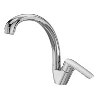 Mereo Dřezová stojánková mimoúrovňová baterie, Pego s ramínkem nad pákou, výška 240 mm, chrom