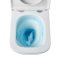 Mereo WC set - Smart flush rimless WC hranaté, modul pro sádrokarton, bílé hranaté tlačítko