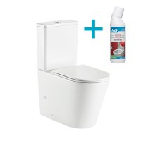 Getmi wc kombi vyvýšené, vario odpad, kapotované, včetně sedátka a čističe na toalety