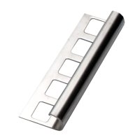 Ukončovací lišta oblouk, nerez, 8 mm, 250 cm