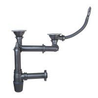 Sifon pro dvojdřez s přepadem NSP620