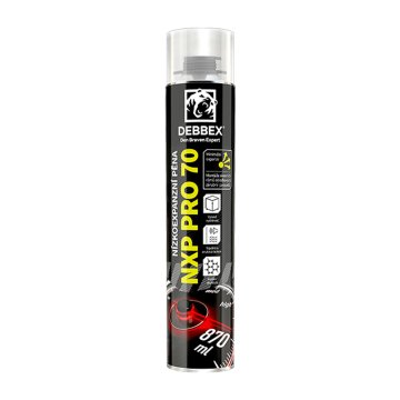 Den Braven montážní pěna nízkoexpanzní NXP PRO 70, pistolová, 870 ml