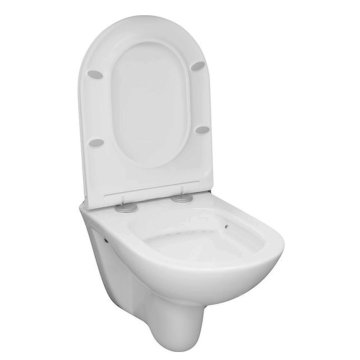 Mereo WC závěsné, RIMLESS, 530x355x360, keramické, vč. sedátka CSS123