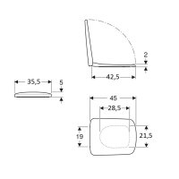 Geberit Selnova WC sedátko, 500.338.01.1