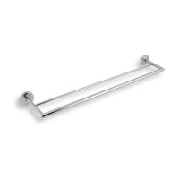 Metalia 11 dvojitý držák ručníků 650 mm, 0125,0
