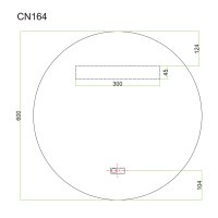 Mereo  Zrcadlo kulaté, LED osvětlení a odmlžování