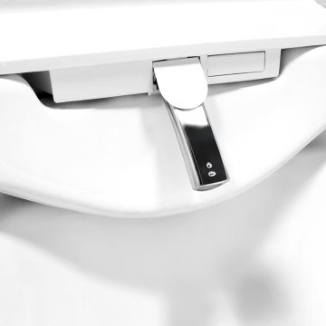 Mereo WC s integrovaným elektronickým bidetem, RIMLESS, 592x380x430 cm, keramické, vč. sedátka