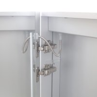 Mereo Koupelnová galerka 60 cm, zrcadlová skříňka, stříbrná